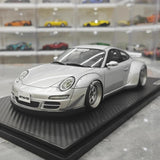 [Ignition] 1:18 Porsche 2005 997 RWB Silver Model Car Resin