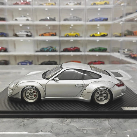 [Ignition] 1:18 Porsche 2005 997 RWB Silver Model Car Resin