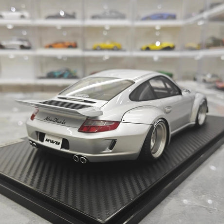 [Ignition] 1:18 Porsche 2005 997 RWB Silver Model Car Resin