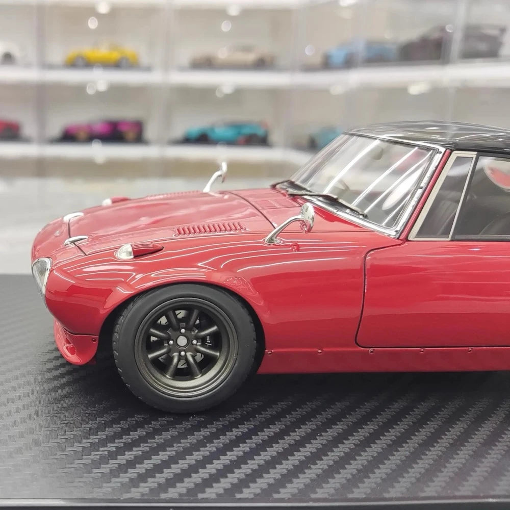 [Ignition] 1:18 Toyota 1965 Sports 800 Special rouge voiture miniature Resin