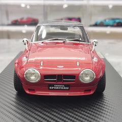 [Ignition] 1:18 Toyota 1965 Sports 800 Special rouge voiture miniature Resin