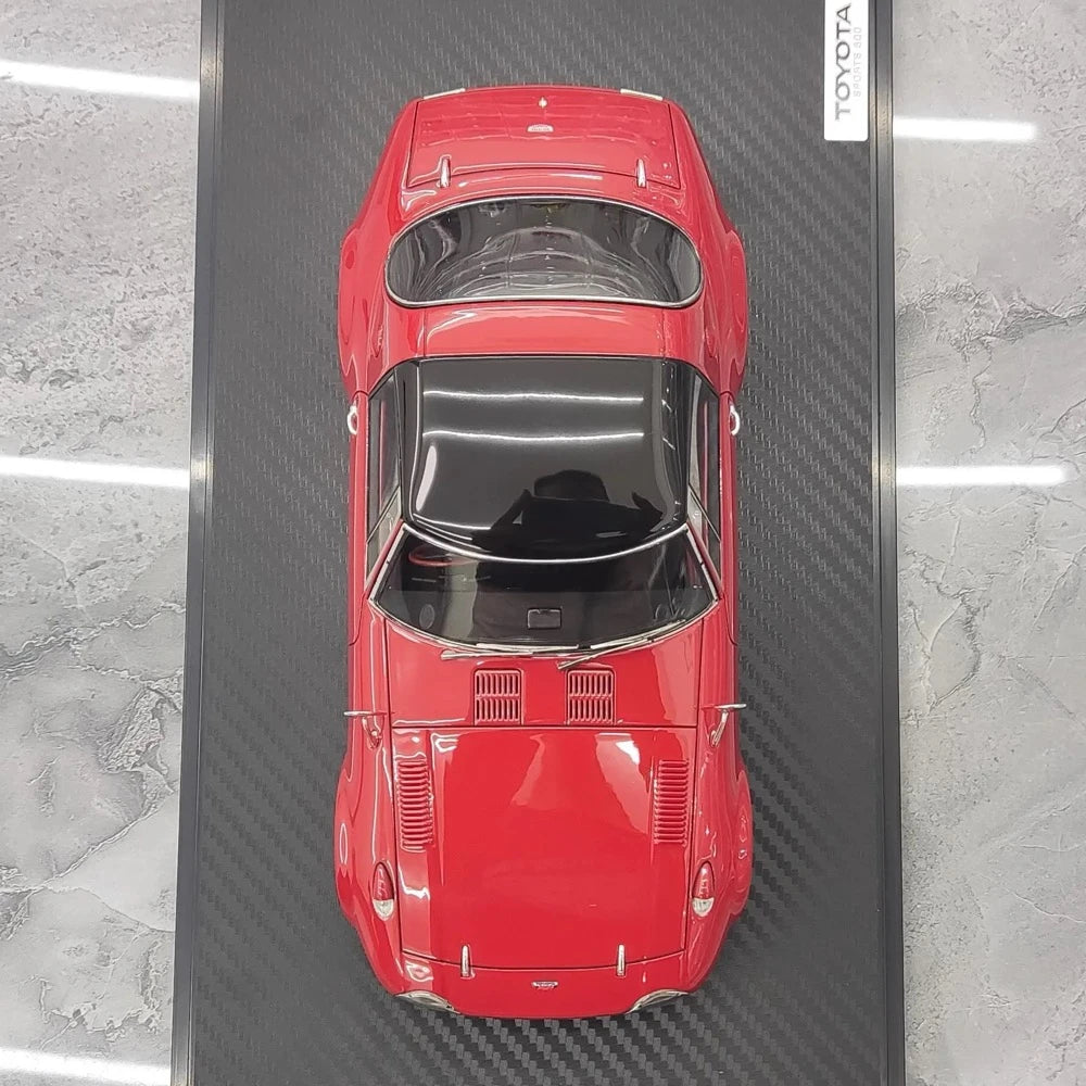 [Ignition] 1:18 Toyota 1965 Sports 800 Special rood modelauto Hars