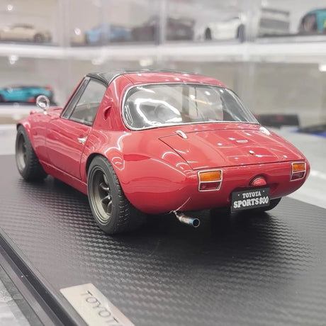 [Ignition] 1:18 Toyota 1965 Sports 800 Special Red Model Car Resin