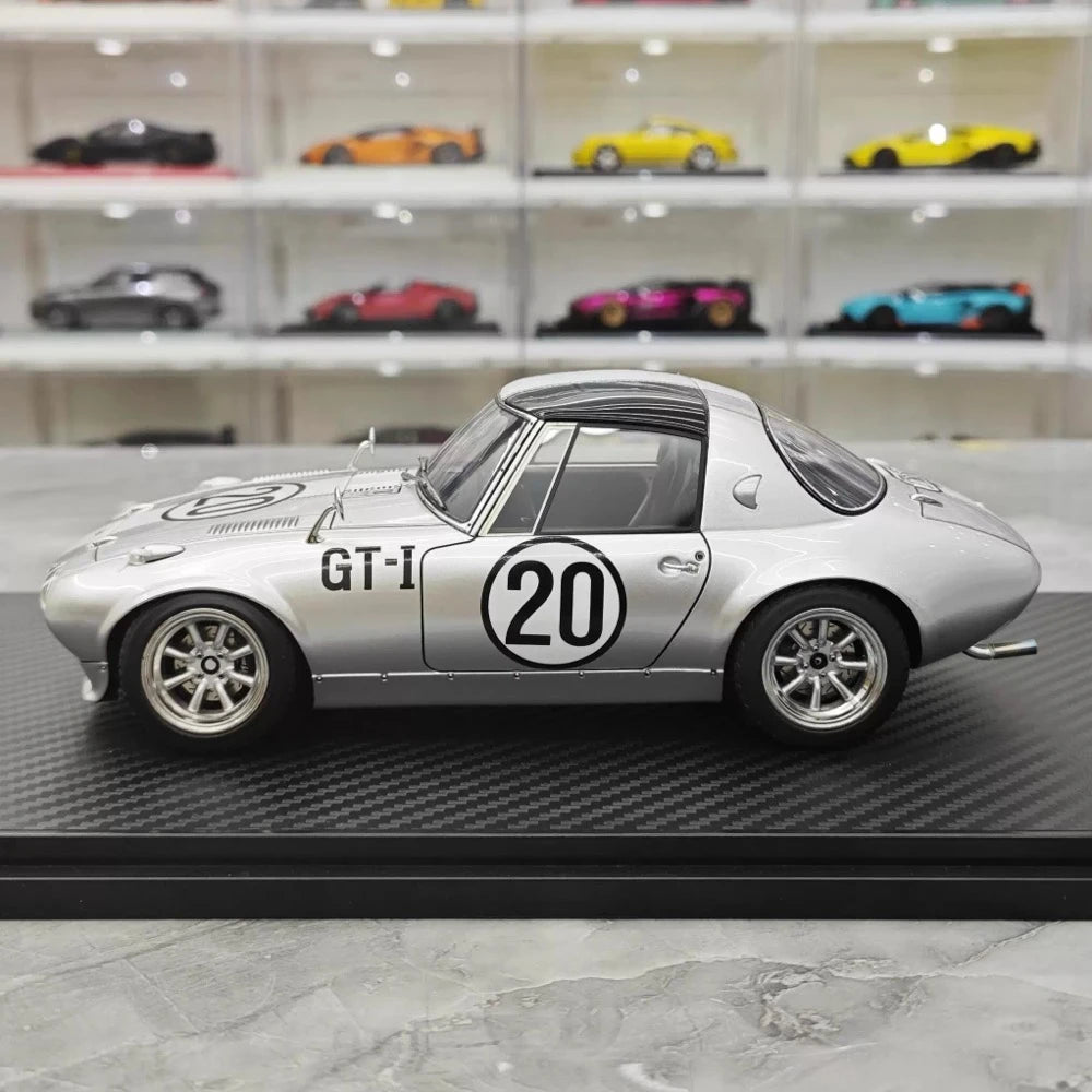 [Ignition] 1:18 Toyota 1965 Sports 800 Special Silver #20 Model Car Resin / Closed Body