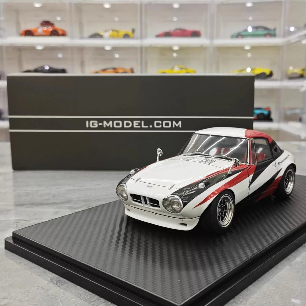 [Ignition] 1:18 Toyota 1965 Sports 800 Special ホワイト & ブラック モデルカー レジン