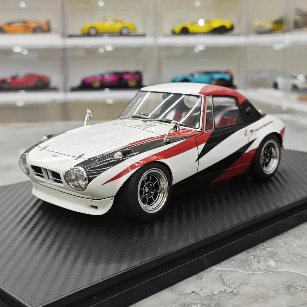 [Ignition] 1:18 Toyota 1965 Sports 800 Special White & Black Model Car Resin