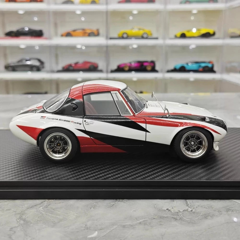 [Ignition] 1:18 Toyota 1965 Sports 800 Special White & Black Model Car Resin