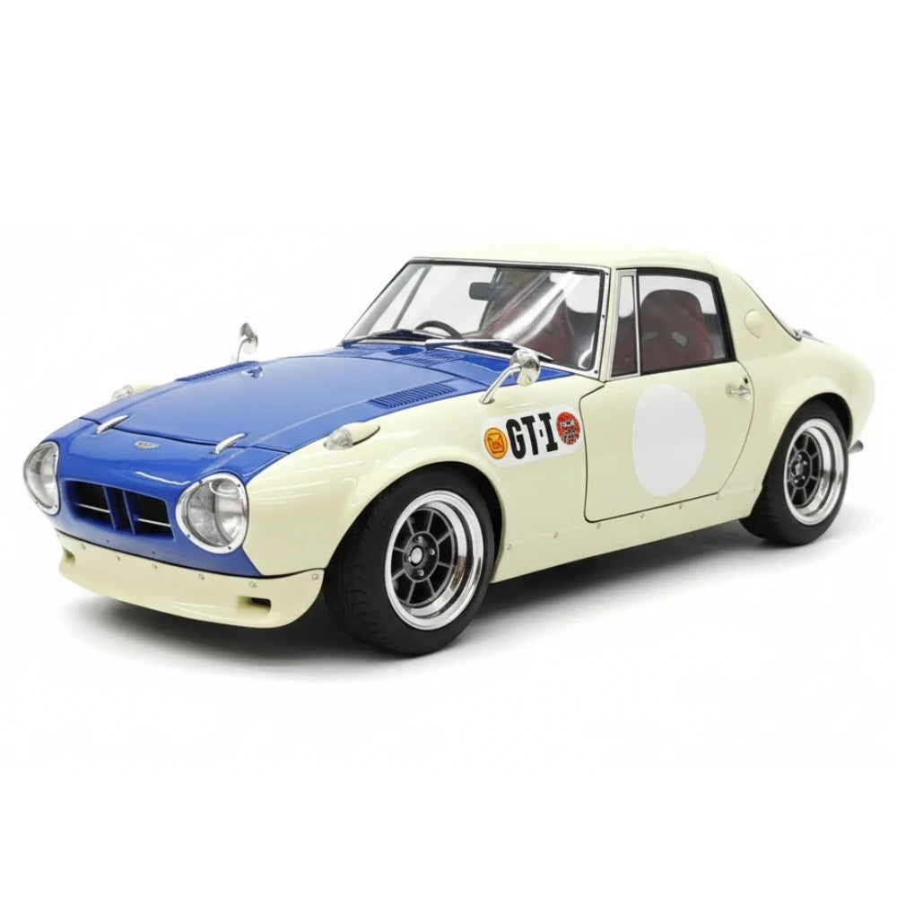 [Ignition] 1:18 Toyota 1965 Sports 800 Special White & Blue Model Car Resin