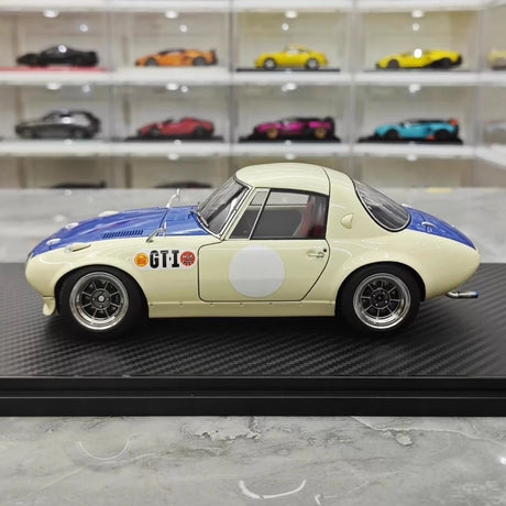 [Ignition] 1:18 Toyota 1965 Sports 800 Special White & Blue Model Car Resin