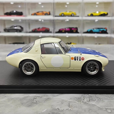 [Ignition] 1:18 Toyota 1965 Sports 800 Special White & Blue Model Car Resin
