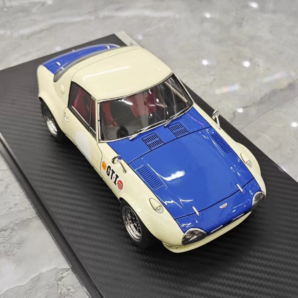 [Ignition] 1:18 Toyota 1965 Sports 800 Special White & Blue Model Car Resin