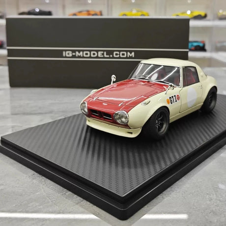 [Ignition] 1:18 Toyota 1965 Sports 800 Special White & Red Model Car Resin