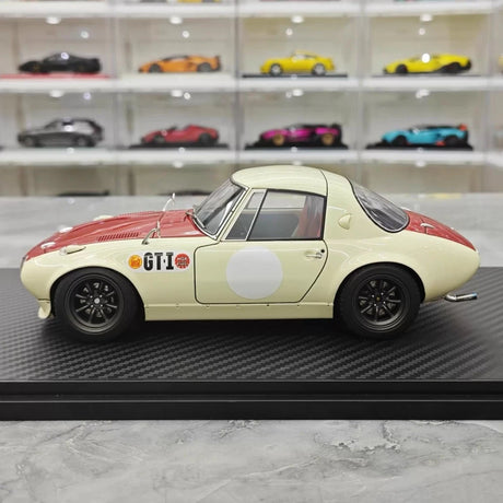 [Ignition] 1:18 Toyota 1965 Sports 800 Special White & Red Model Car Resin