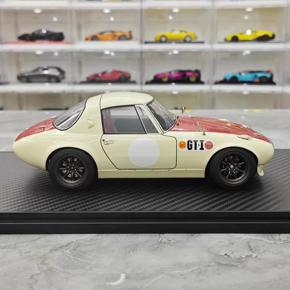 [Ignition] 1:18 Toyota 1965 Sports 800 Special White & Red Model Car Resin