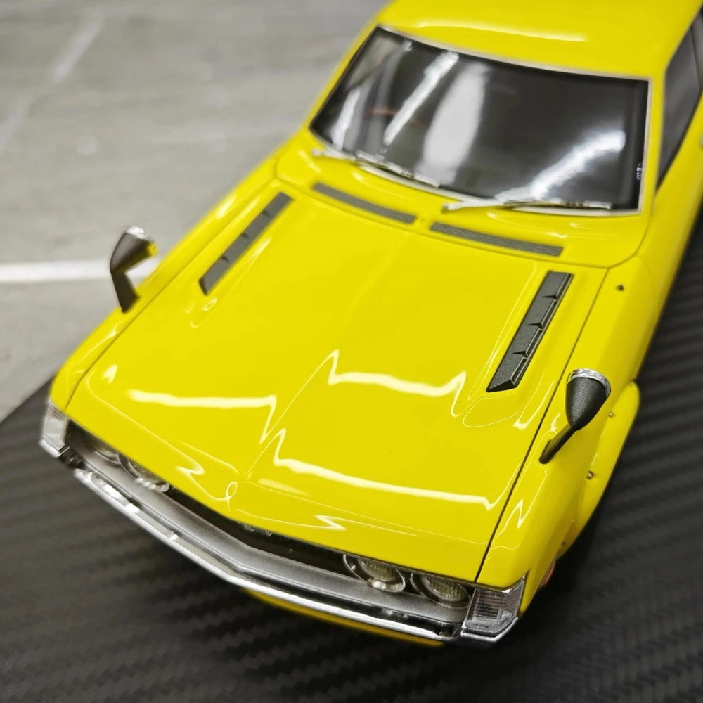 [Ignition] 1:18 Toyota 1973 Celica 1600 GTV TA22 giallo modellino di auto resina