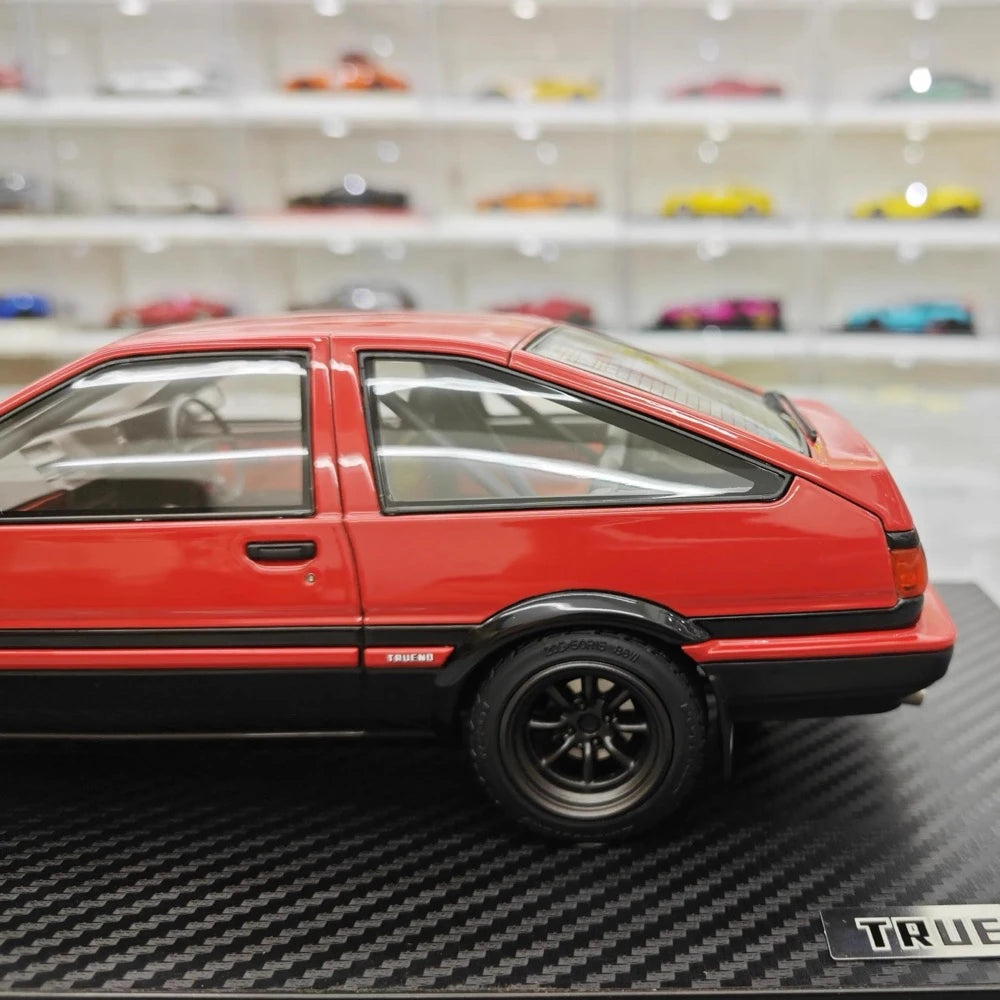 [Ignition] 1:18 Toyota 1983 AE86 Sprinter Trueno Red Model Car Resin