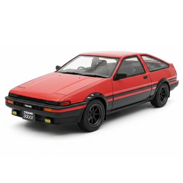 [Ignition] 1:18 Toyota 1983 AE86 Sprinter Trueno Red Model Car Resin