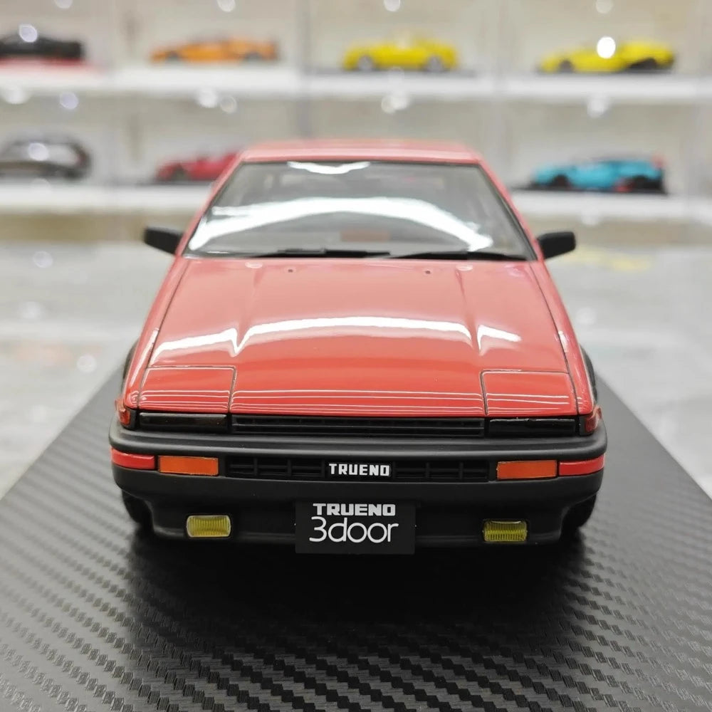 [Ignition] 1:18 Toyota 1983 AE86 Sprinter Trueno Red Model Car Resin