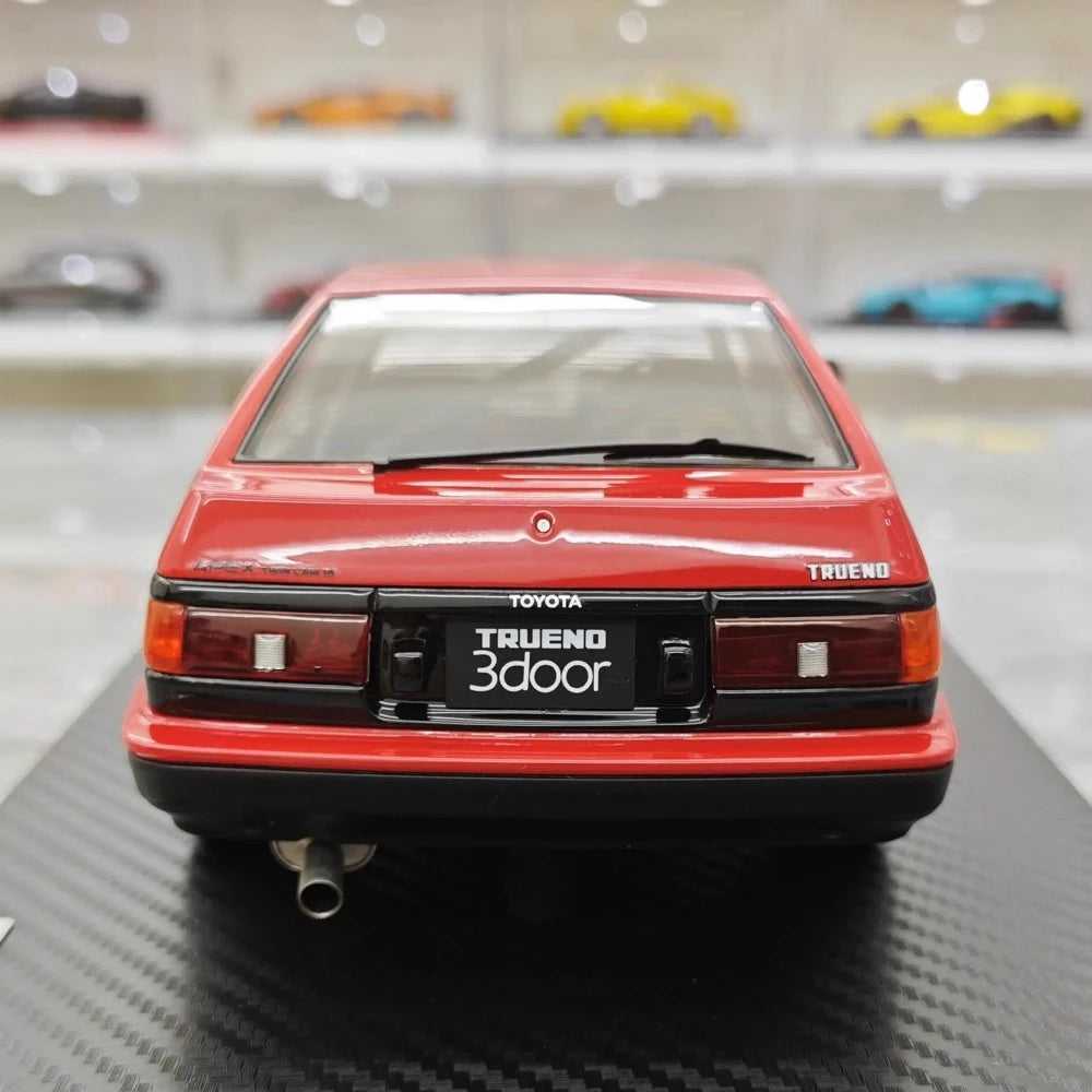 [Ignition] 1:18 Toyota 1983 AE86 Sprinter Trueno Red Model Car Resin