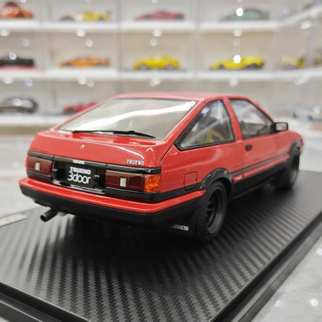 [Ignition] 1:18 Toyota 1983 AE86 Sprinter Trueno Red Model Car Resin