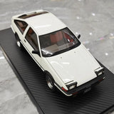 [Ignition] 1:18 Toyota 1983 AE86 Sprinter Trueno White Model Car Resin