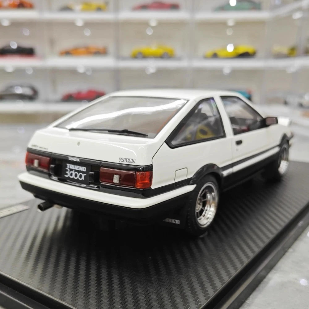 [Ignition] 1:18 Toyota 1983 AE86 Sprinter Trueno White Model Car Resin