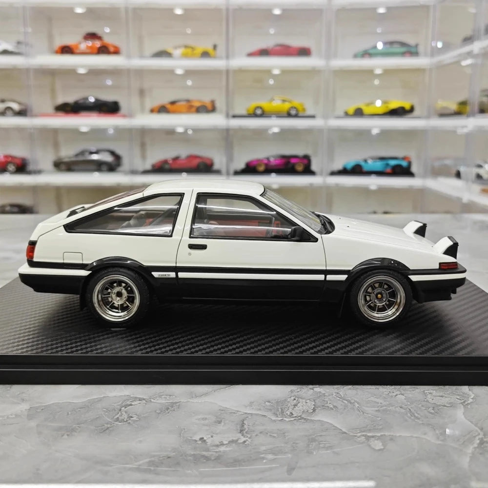 [Ignition] 1:18 Toyota 1983 AE86 Sprinter Trueno White Model Car Resin