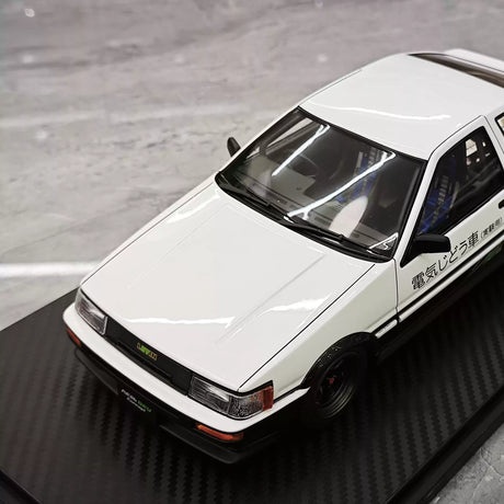 Ignition Toyota 1983 Corolla Levin AE86 White 1:18 – Collectible Resin Model Resin