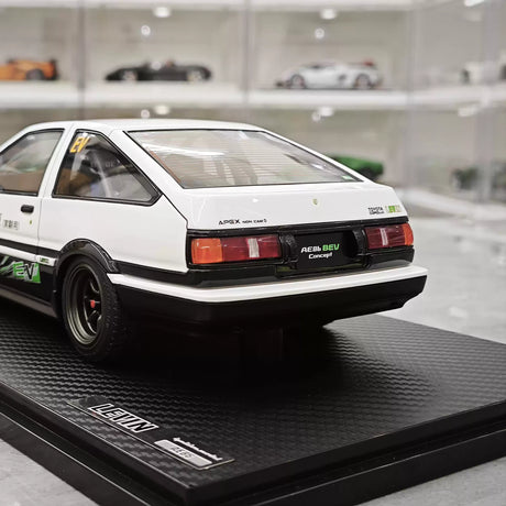 Ignition Toyota 1983 Corolla Levin AE86 White 1:18 – Collectible Resin Model Resin