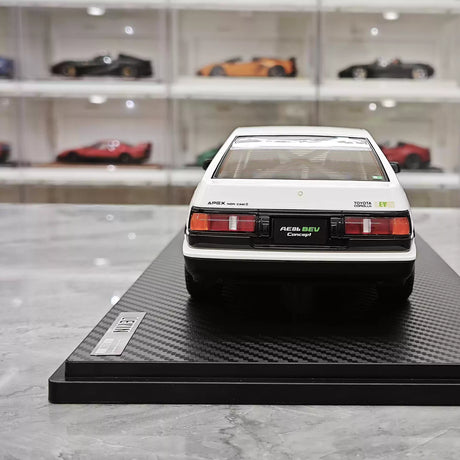 Ignition Toyota 1983 Corolla Levin AE86 White 1:18 – Collectible Resin Model Resin