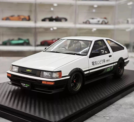 Ignition Toyota 1983 Corolla Levin AE86 White 1:18 – Collectible Resin Model Resin