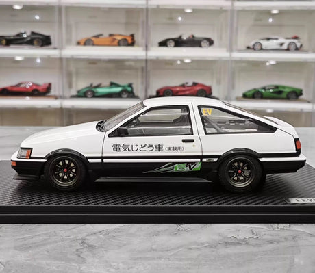 Ignition Toyota 1983 Corolla Levin AE86 White 1:18 – Collectible Resin Model Resin