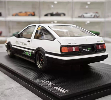 Ignition Toyota 1983 Corolla Levin AE86 White 1:18 – Collectible Resin Model Resin