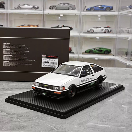 Ignition Toyota 1983 Corolla Levin AE86 White 1:18 – Collectible Resin Model Resin