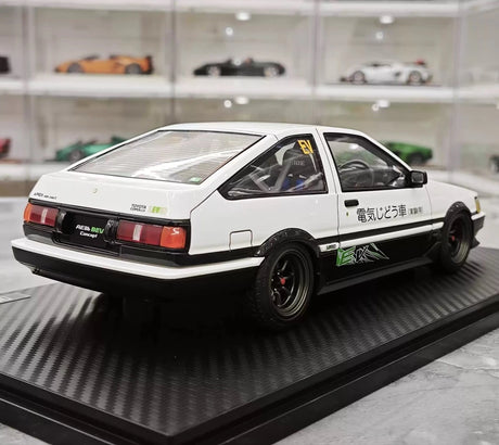 Ignition Toyota 1983 Corolla Levin AE86 White 1:18 – Collectible Resin Model Resin