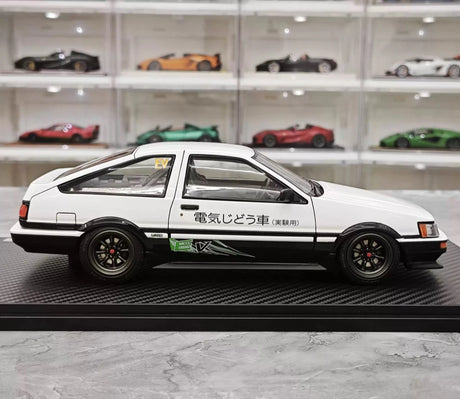 Ignition Toyota 1983 Corolla Levin AE86 White 1:18 – Collectible Resin Model Resin