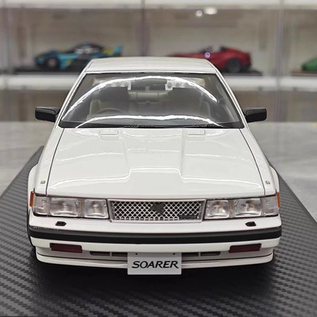 [Ignition] 1:18 Toyota 1983 Soarer 2800GT White & Black hub Model Car Resin