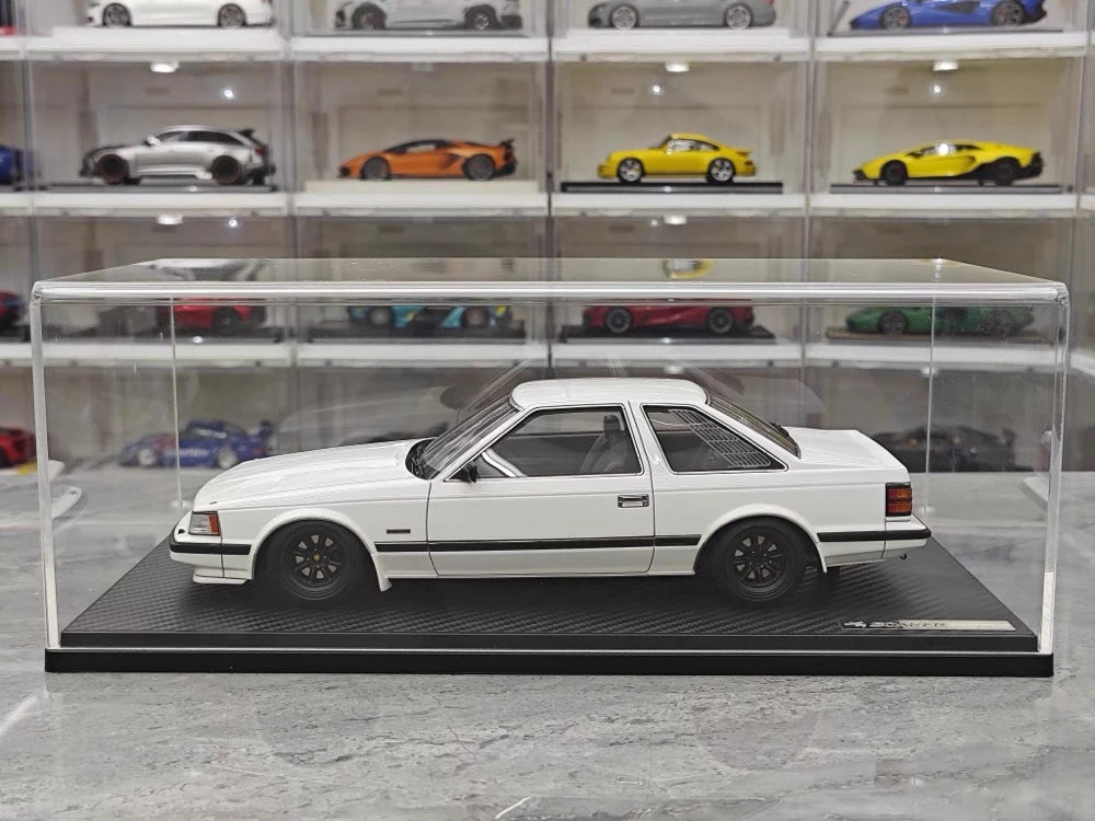 [Ignition] 1:18 Toyota 1983 Soarer 2800GT White & Black hub Model Car Resin