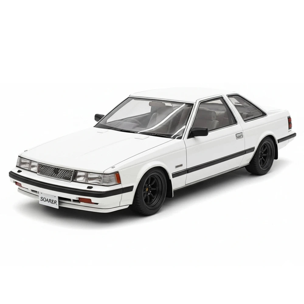 [Ignition] 1:18 Toyota 1983 Soarer 2800GT White & Black hub Model Car Resin