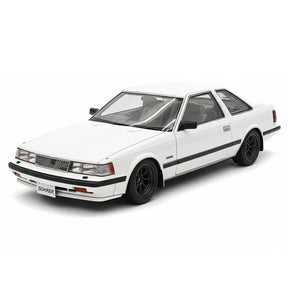 [Ignition] 1:18 Toyota 1983 Soarer 2800GT White & Black hub Model Car Resin
