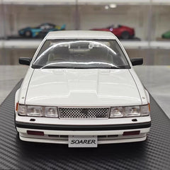 [Ignition] 1:18 Toyota 1983 Soarer 2800GT White & Black hub Model Car Resin