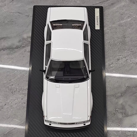 [Ignition] 1:18 Toyota 1983 Soarer 2800GT White & Black hub Model Car Resin