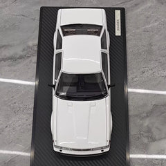 [Ignition] 1:18 Toyota 1983 Soarer 2800GT White & Black hub Model Car Resin