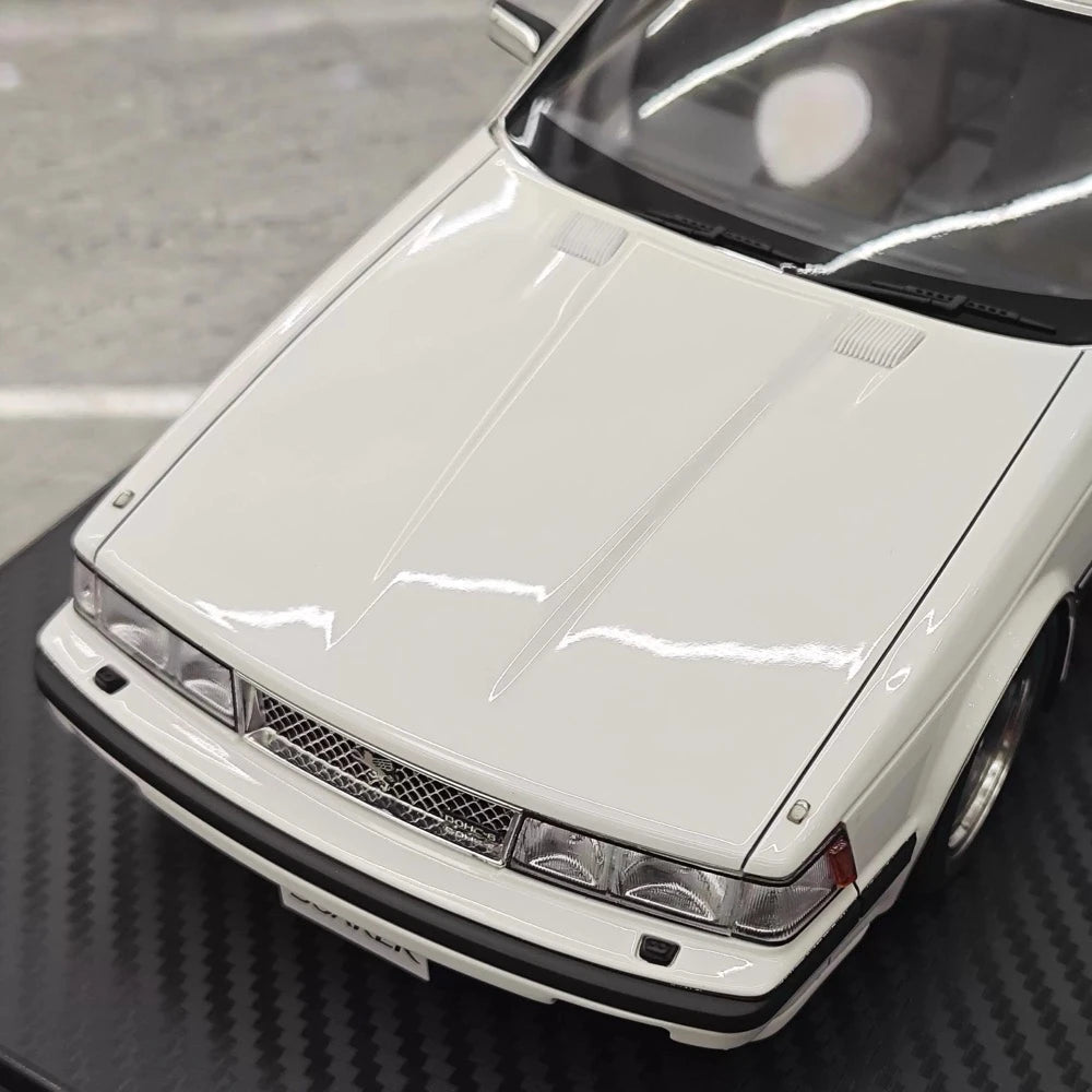 [Ignition] 1:18 Toyota 1983 Soarer 2800GT White & Silver hub Model Car Resin