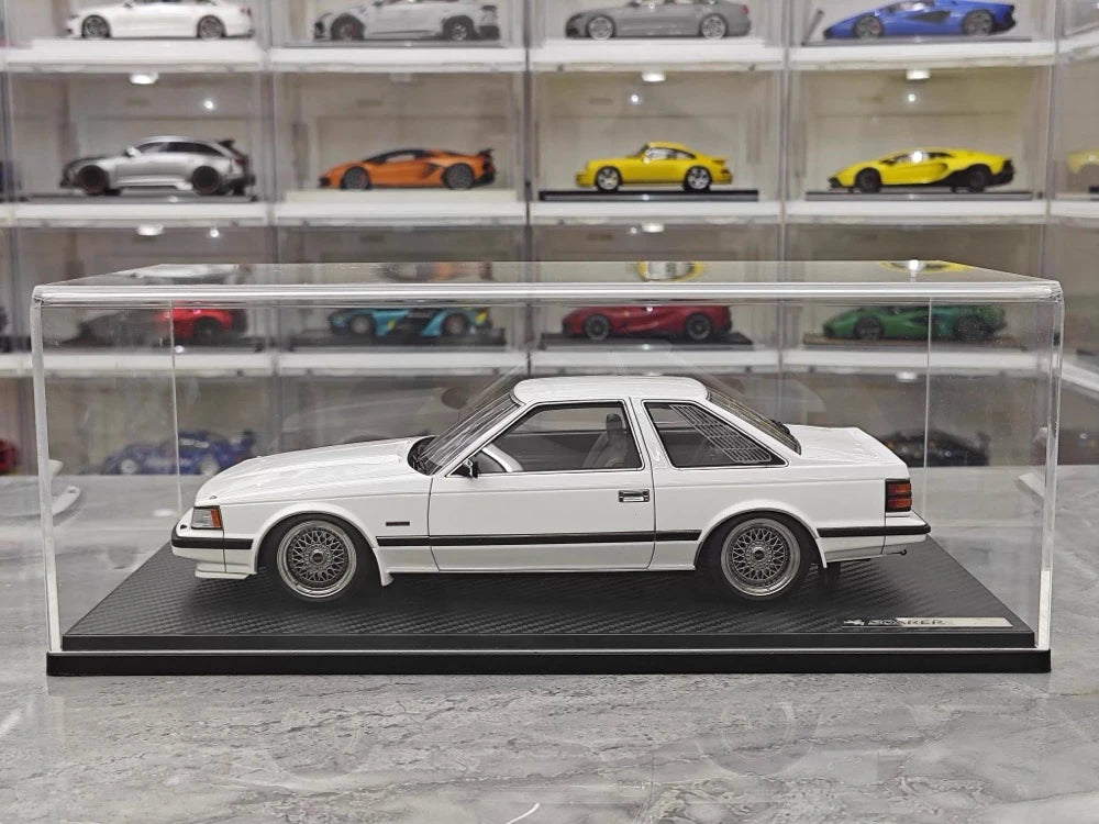 [Ignition] 1:18 Toyota 1983 Soarer 2800GT White & Silver hub Model Car Resin