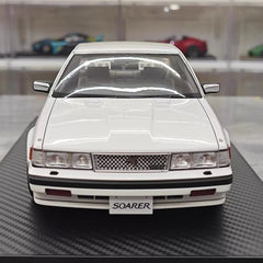 [Ignition] 1:18 Toyota 1983 Soarer 2800GT White & Silver hub Model Car Resin