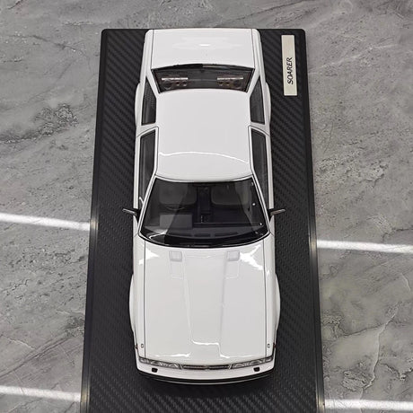 [Ignition] 1:18 Toyota 1983 Soarer 2800GT White & Silver hub Model Car Resin