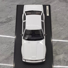 [Ignition] 1:18 Toyota 1983 Soarer 2800GT White & Silver hub Model Car Resin