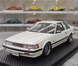 [Ignition] 1:18 Toyota 1983 Soarer 2800GT vit & silver hub modellbil harts