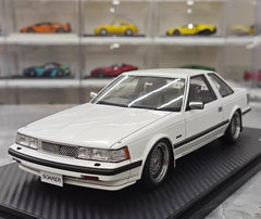 [Ignition] 1:18 Toyota 1983 Soarer 2800GT White & Silver hub Model Car Resin